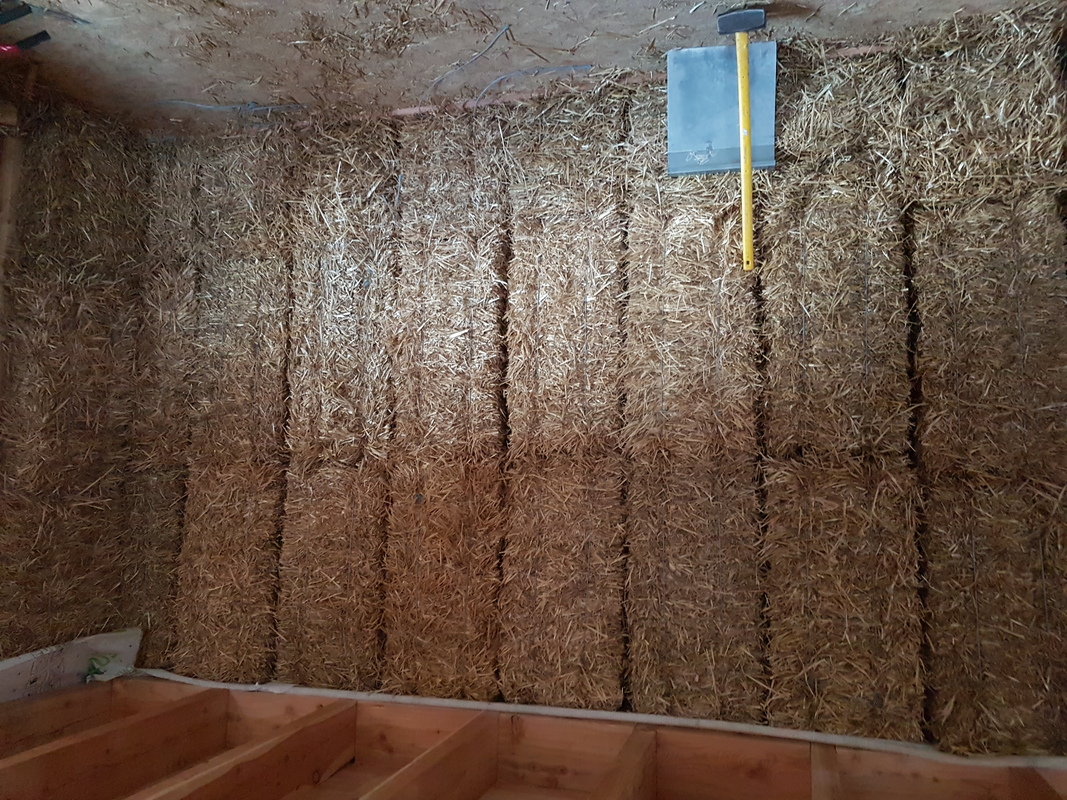mur en isolation paille 
