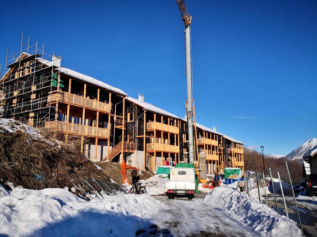 les ' maison ossatures bois et paille collectif silène