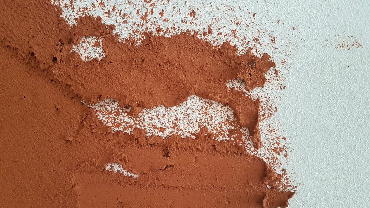 Enduits terre sur fermacell, aménagement de magasin