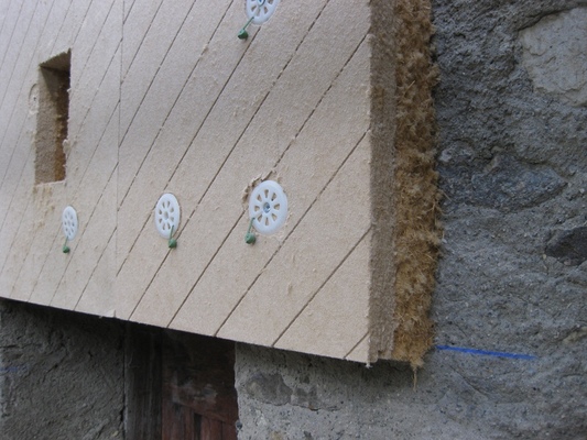isolation extérieure en laine de bois double densité