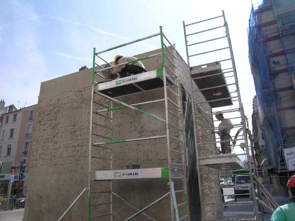 les enduits sur paille à Grenoble