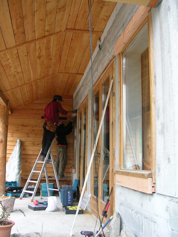 Enduit exterieur à la chaux