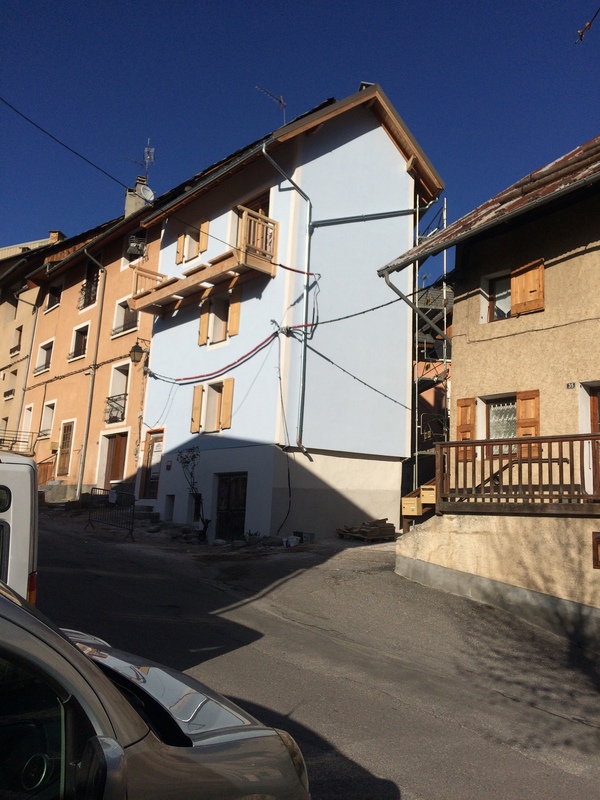 Rénovation thermique de façade à Guillestre 