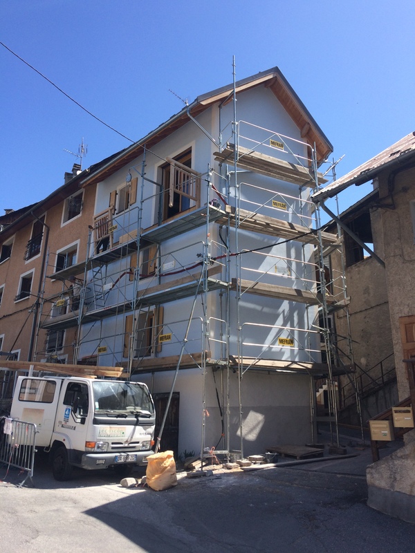 Rénovation thermique de façade à Guillestre 