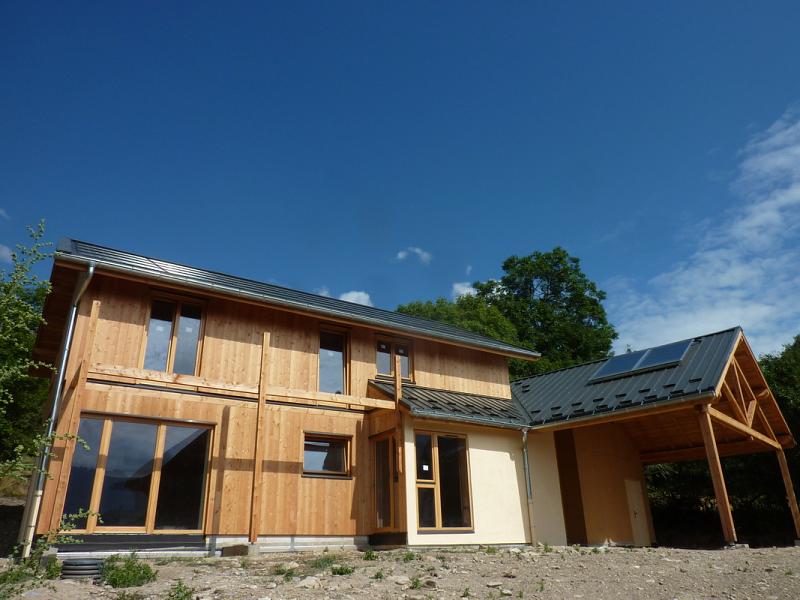 Une Maison paille à énergie positive