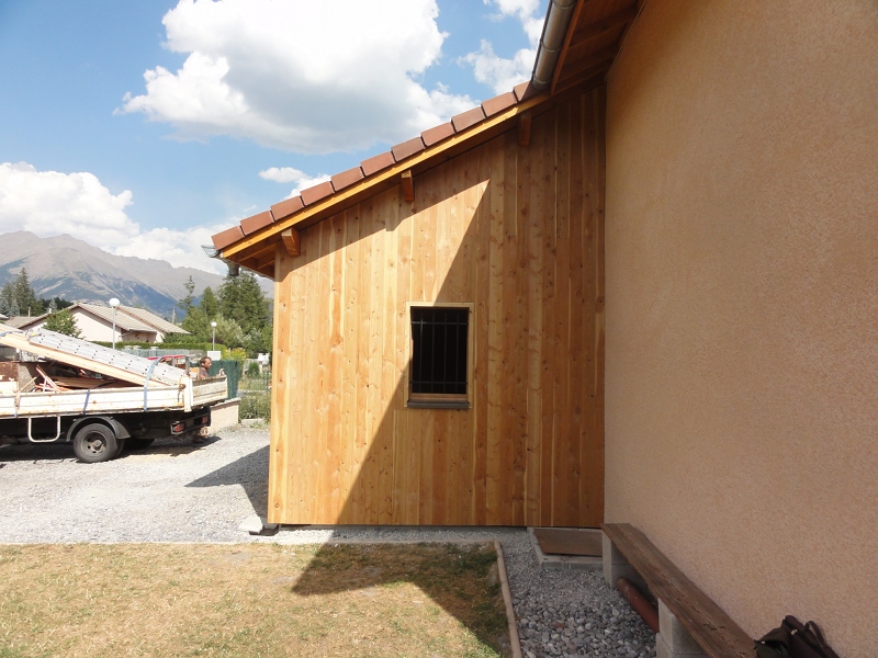 Extention ossature bois, Ubaye