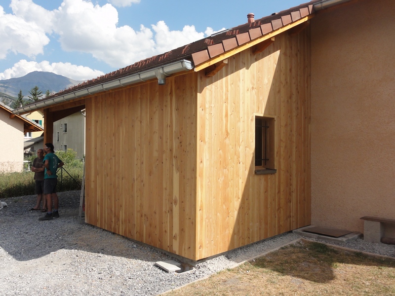 Extention ossature bois, Ubaye