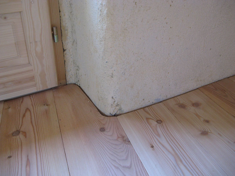 détail plancher en rénovation