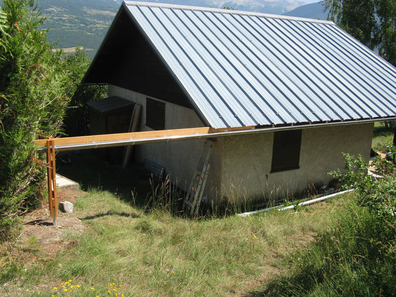 support de gouttière