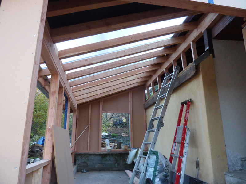 Extension/véranda ossature bois