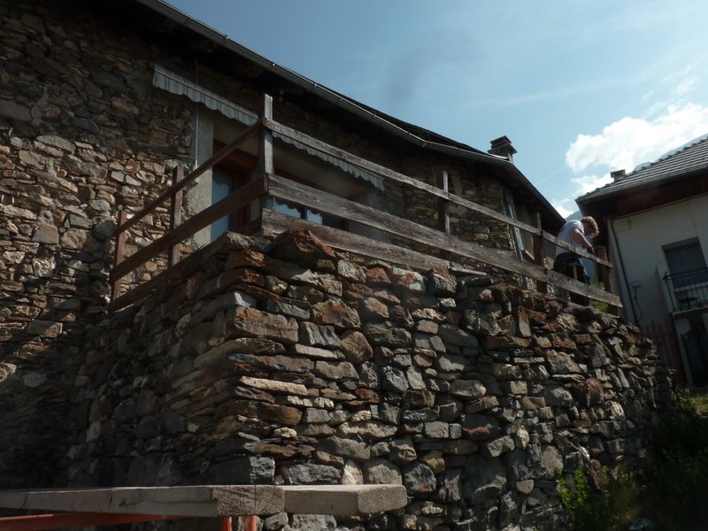 Terrasse en mélèze