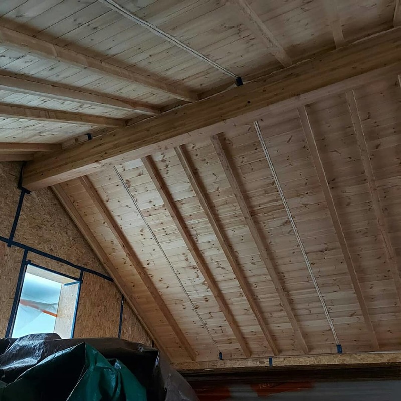 Maison ossature bois paille, St vincent les Forts