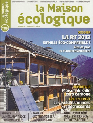 Couverture de "La maison écologique"