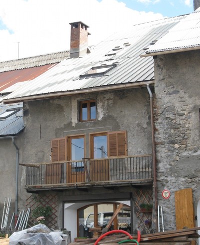 maison avant intervention d'isolation extérieur